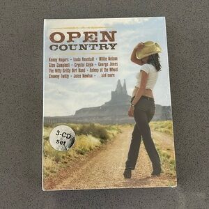 Open Country 3 CDs box set Kenny Rogers, Willie Nelson, Crystal Gayle etc